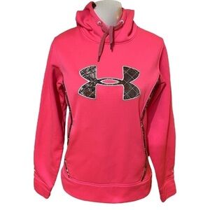 Under Armor X Real Tree Pink Camo Cold Weather Hoodie Storm 1 Size Small